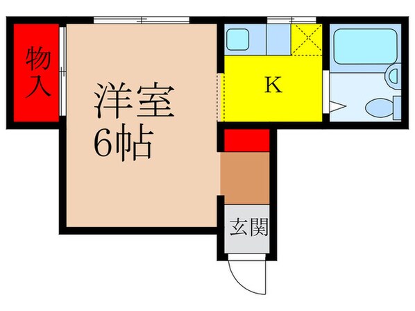 ＦＫハイツの物件間取画像